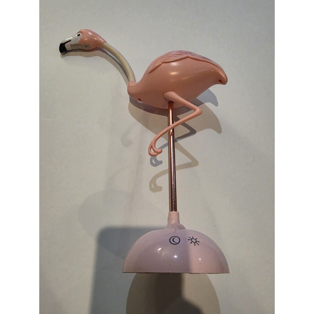 Fantasee Flamingo Desk Lamp USB Bedside Table Lamp Nursery Night Light Touch Dim